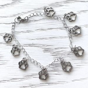 Paw Print Charm Bracelet